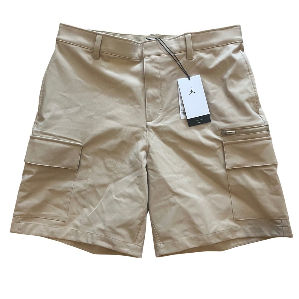 Jordan Golf Nike Repel Cargo Shorts Mens 34‎ Khaki Tan HQ8703-248 NEW